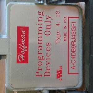 Hoffman Programming Devices Only TYPE 4,  12  A-C 4DB9J45GFI